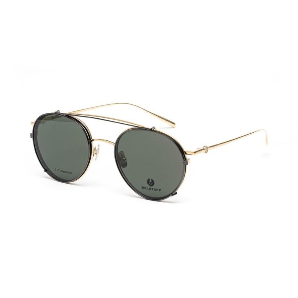 Belstaff Jagged Dorado Clipon Sunglasses Men Gold